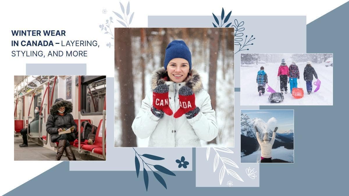 Winter clothes in Canada