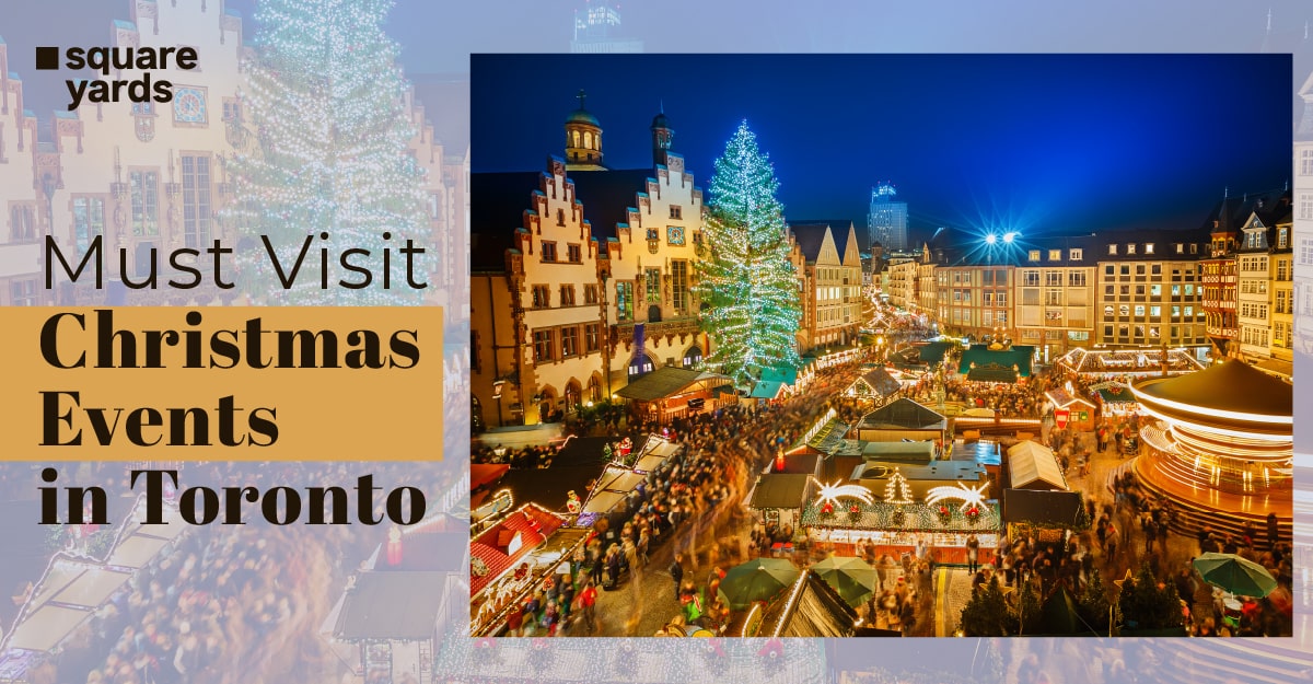Toronto Christmas Market & lights in Toronto