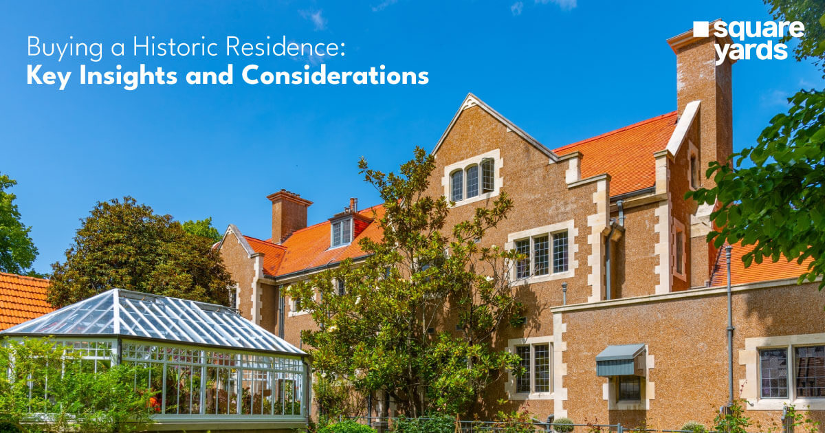 Read this blog to know more about a historic home. Learn more about the factors considered when buying a historic home